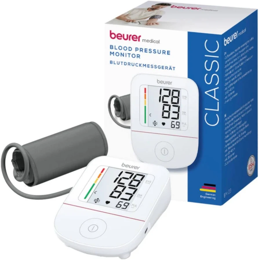 Beurer BM 23 Upper Arm Blood Pressure Monitor for Accurate BP Monitoring